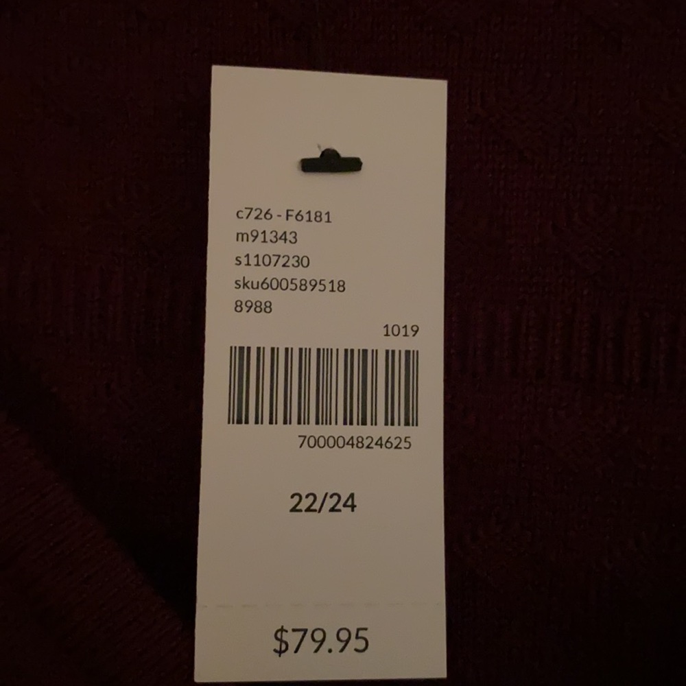 Lane Bryant sweater dress in “winetasting” - Picture 5 of 10